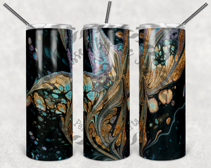 20 oz Alcohol Ink Inspired Tumblers