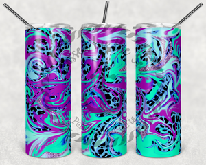 20 oz Alcohol Ink Inspired Tumblers