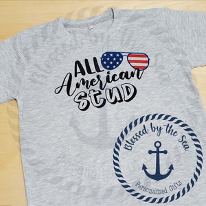 All American Stud - Kids Tee Shirt