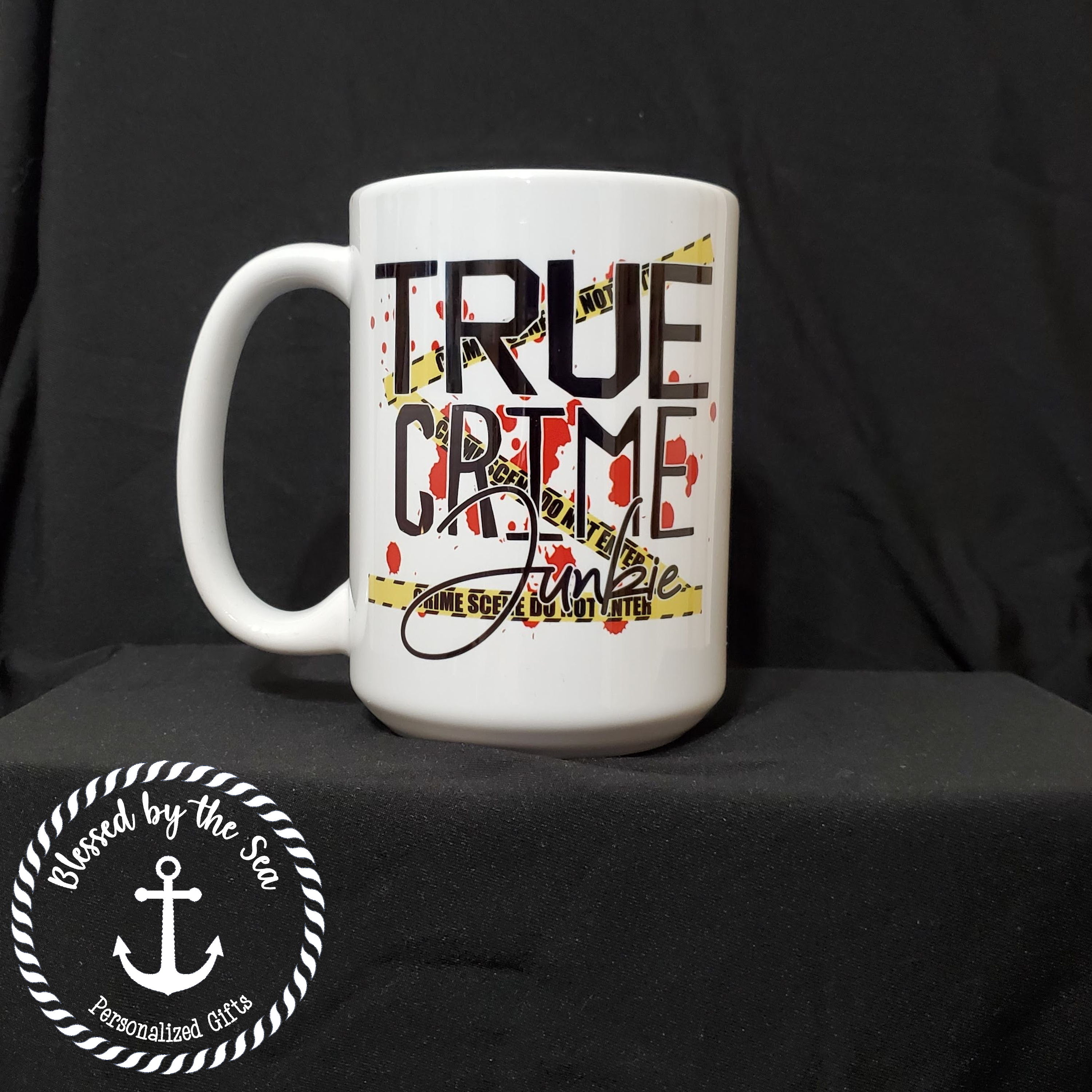 True Crime Junkie - 15 oz. Coffee Mug